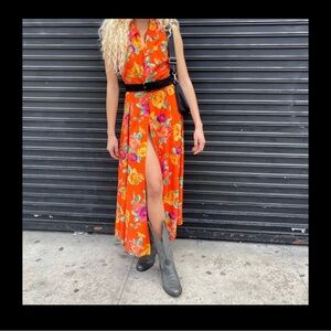 Vintage Floral Dress or Duster Jacket